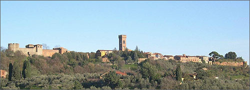 Veduta di Montecarlo Lucca